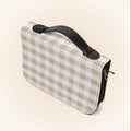 Beige Gingham Bible Cover