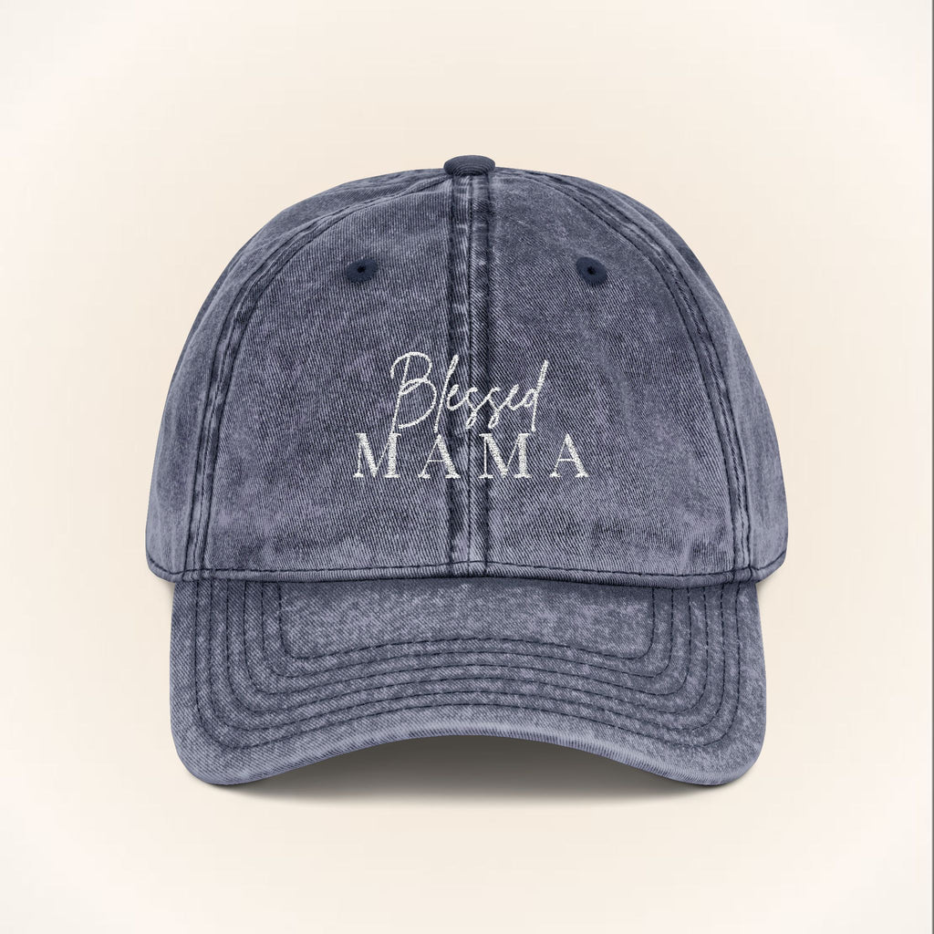 Blessed Mama Vintage Cap