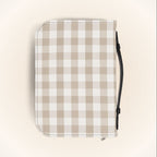 Beige Gingham Bible Cover